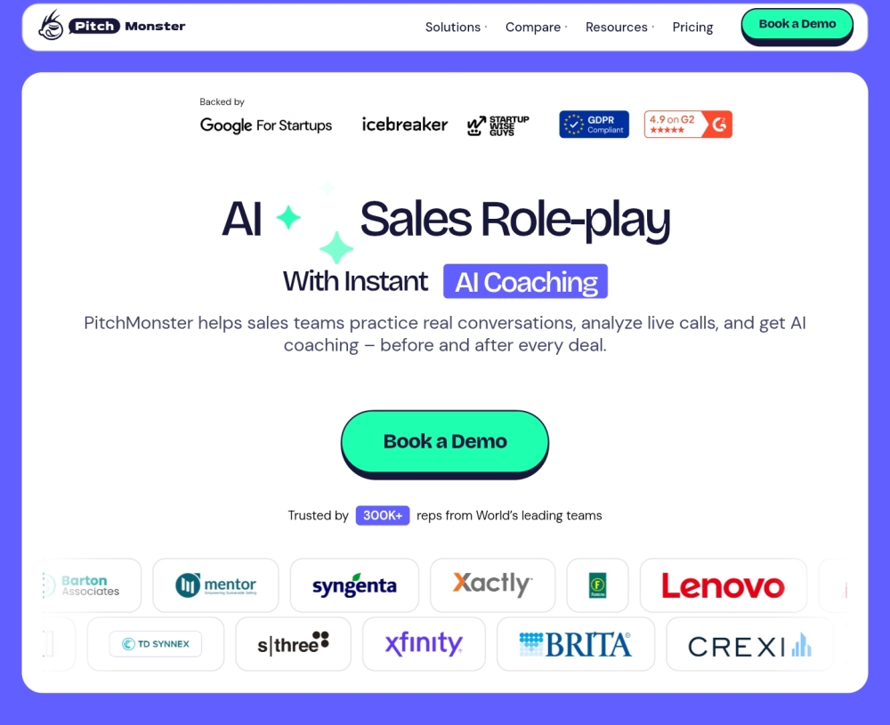 Pitchmonster: ИИ-тренажер для отработки навыков продаж
